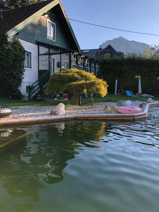 Haus Mit Sauna Und Privatem Badeteich In Anif Bei Salzburg المظهر الخارجي الصورة
