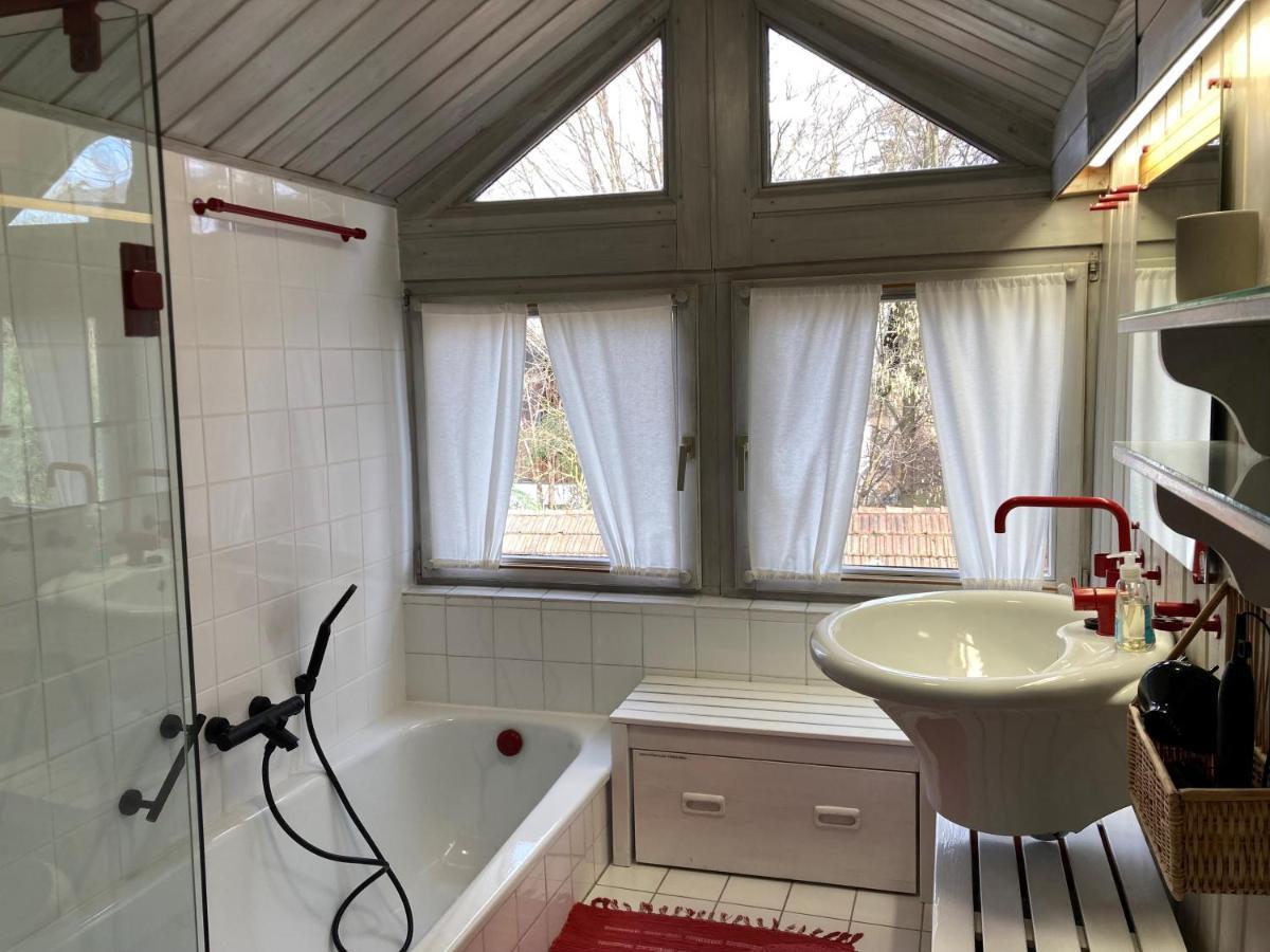 Haus Mit Sauna Und Privatem Badeteich In Anif Bei Salzburg المظهر الخارجي الصورة